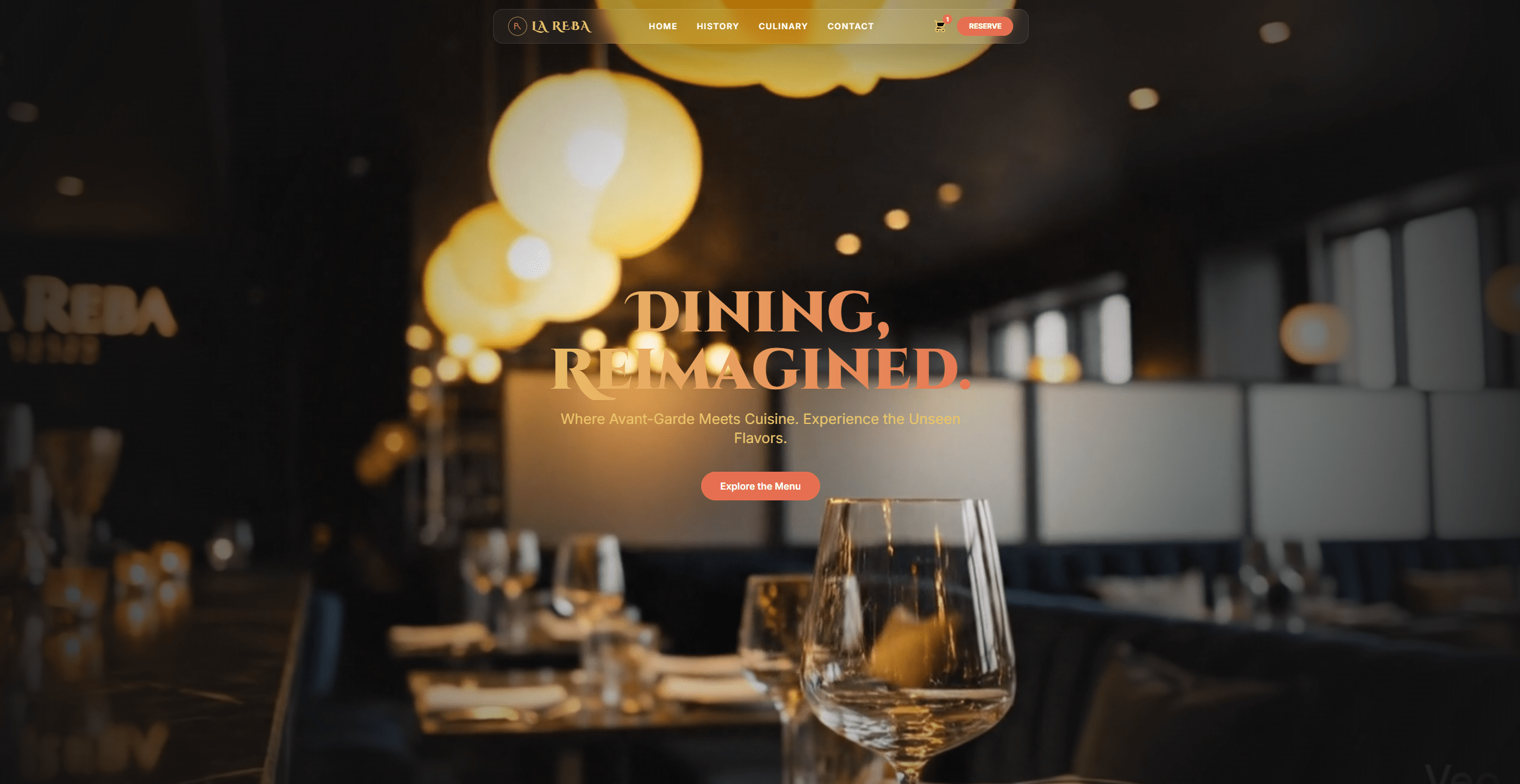 La Reba Landing Page